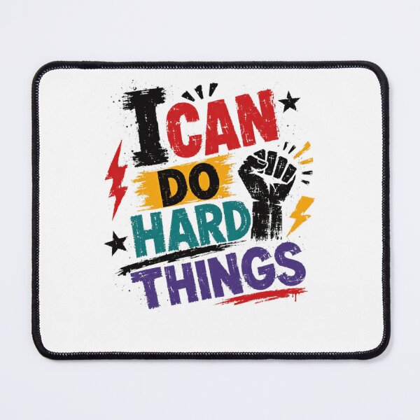 Item preview, I Can Do Hard Things Motivational Empowerment Quote designed and sold by JonesFlora2025.