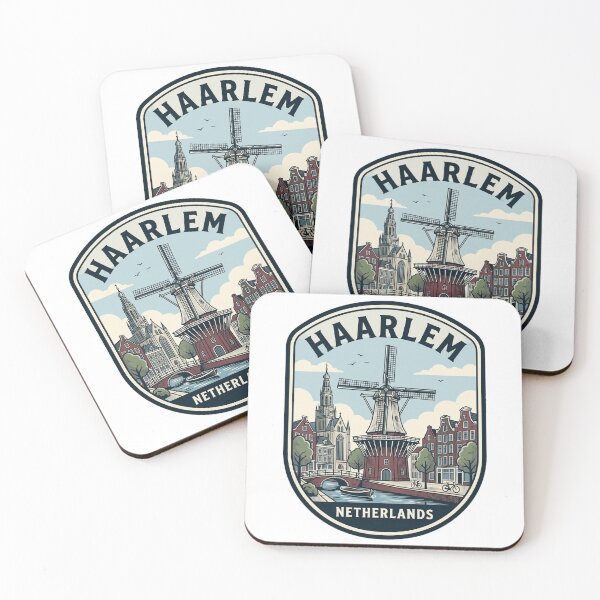 Item preview, Haarlem Netherlands Vintage Travel Windmill Badge designed and sold by k3rstman1.