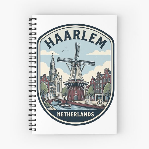 Item preview, Haarlem Netherlands Vintage Travel Windmill Badge designed and sold by k3rstman1.