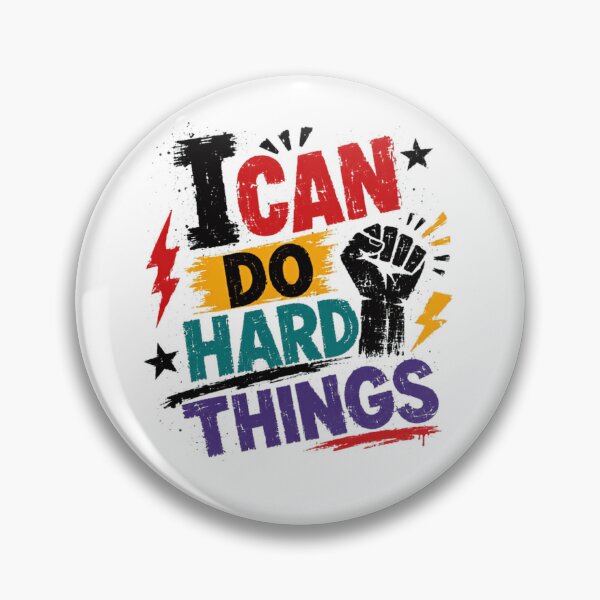 Item preview, I Can Do Hard Things Motivational Empowerment Quote designed and sold by JonesFlora2025.