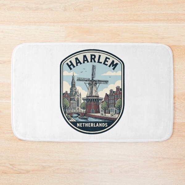 Item preview, Haarlem Netherlands Vintage Travel Windmill Badge designed and sold by k3rstman1.