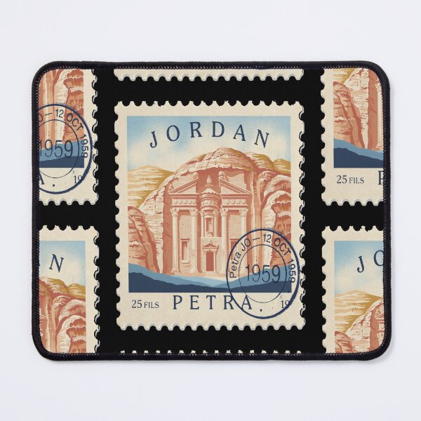 Item preview, Petra Jordan Treasury Canyon Walls Stamp Sticker designed and sold by stickercuffs.