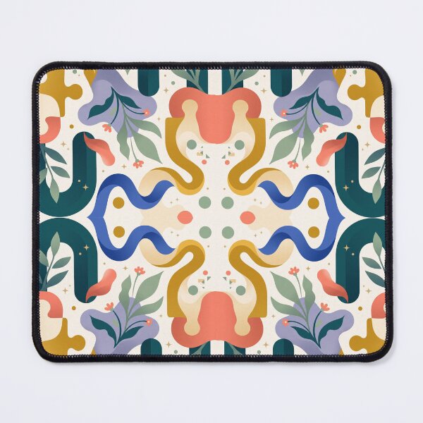 Item preview, Liquid Puzzle Garden | Abstract Organic Seamless Pattern | Modern Geometric Aesthetic designed and sold by AP Digi Store.