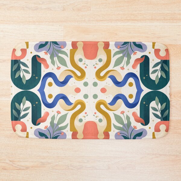 Item preview, Liquid Puzzle Garden | Abstract Organic Seamless Pattern | Modern Geometric Aesthetic designed and sold by AP Digi Store.