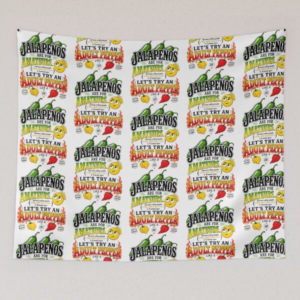 Item preview, Jalapenos Are For Amateurs Explicit Version (Black Shirt Edition) designed and sold by Easten. Prevost..