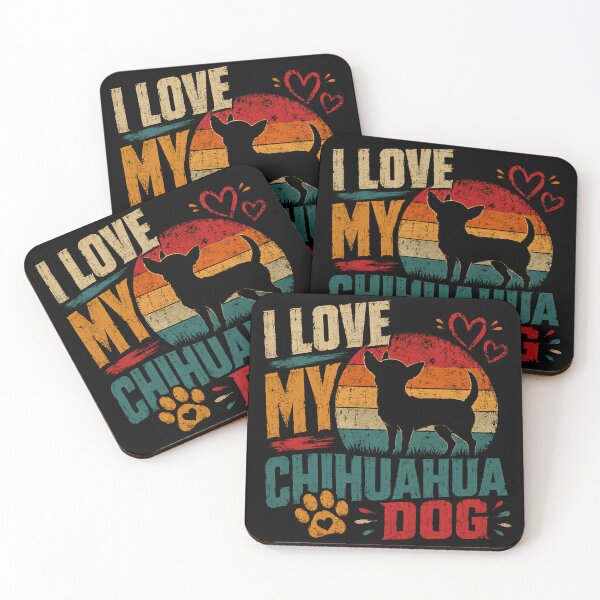 Item preview, I Love My Chihuahua Dog Pet Owner Canine Lover designed and sold by RetroMini2026.