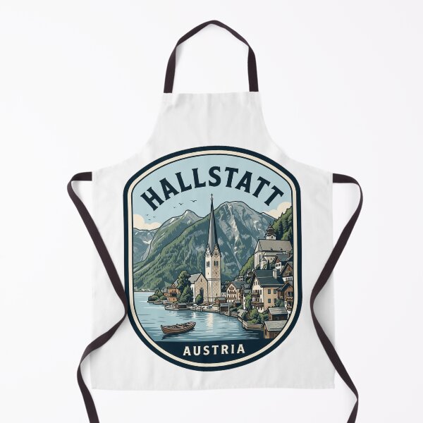 Item preview, Vintage Hallstatt Austria Alpine Village Travel Badge designed and sold by k3rstman1.