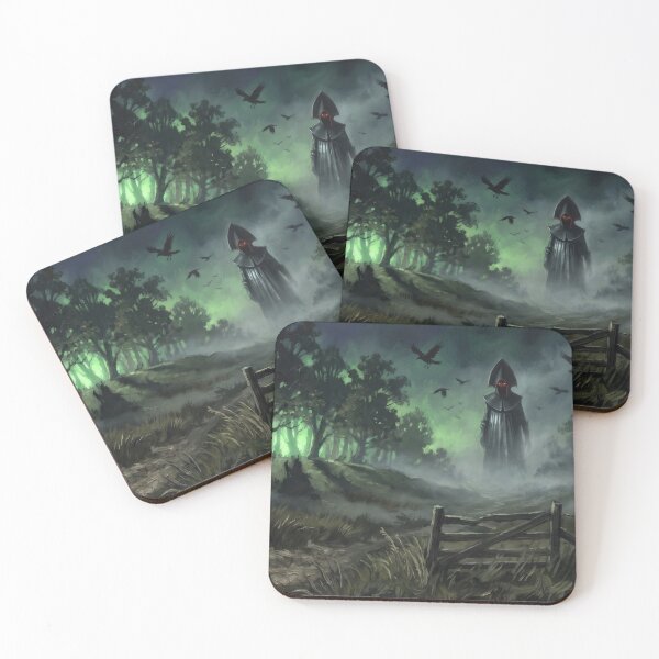 Item preview, The Flatwoods Monster in the Clearing designed and sold by RedPeaStudio.