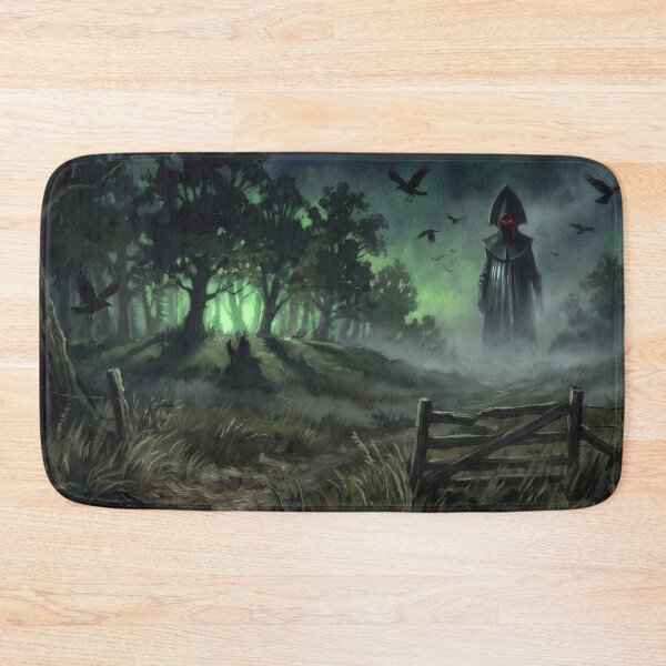 Item preview, The Flatwoods Monster in the Clearing designed and sold by RedPeaStudio.