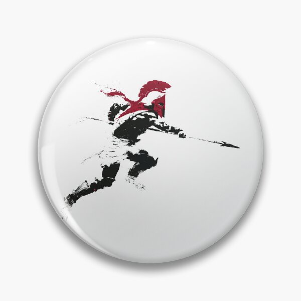 Item preview, Spartan Bronze Shield Defender Charging Forward Design designed and sold by EdvvinStudios.
