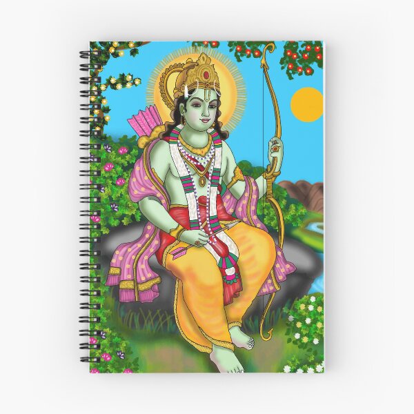 Item preview, Lord Ram Artwork | Divine Rama Hindu God Digital Art & Devotional Illustration designed and sold by Harshit_Digital_Arts.