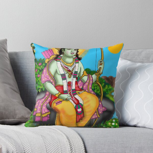 Item preview, Lord Ram Artwork | Divine Rama Hindu God Digital Art & Devotional Illustration designed and sold by Harshit_Digital_Arts.