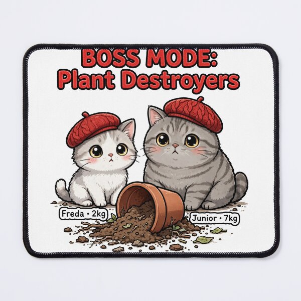 Item preview, Boss Mode: Plant Destroyers - Freda 2kg vs Junior 7kg designed and sold by MAISON SYLVIE.