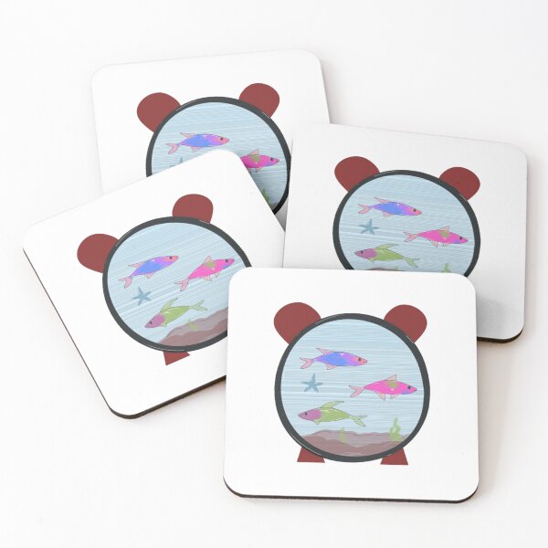 Item preview, Cute Aquarium Fish Bowl Underwater designed and sold by leevekaArt.