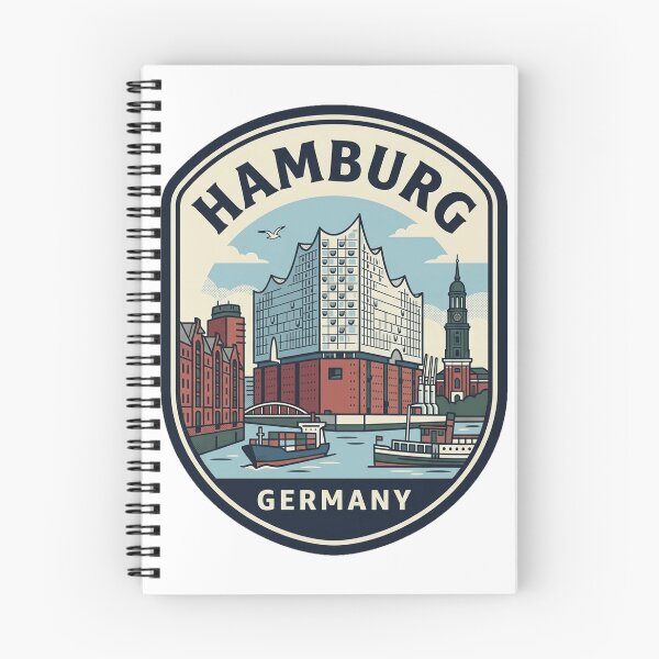 Item preview, Vintage Hamburg Germany Harbor Travel Badge designed and sold by k3rstman1.