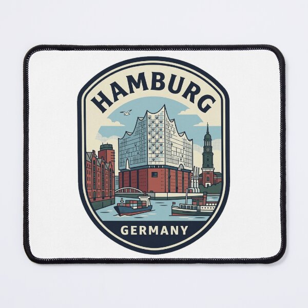 Item preview, Vintage Hamburg Germany Harbor Travel Badge designed and sold by k3rstman1.