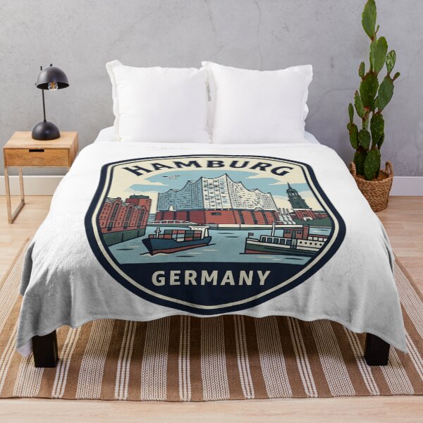 Item preview, Vintage Hamburg Germany Harbor Travel Badge designed and sold by k3rstman1.