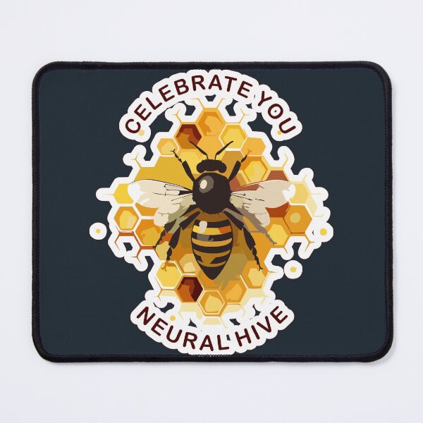 Item preview, Celebrate You Neural Hive Honeybee Aesthetic designed and sold by Joshbrowny.