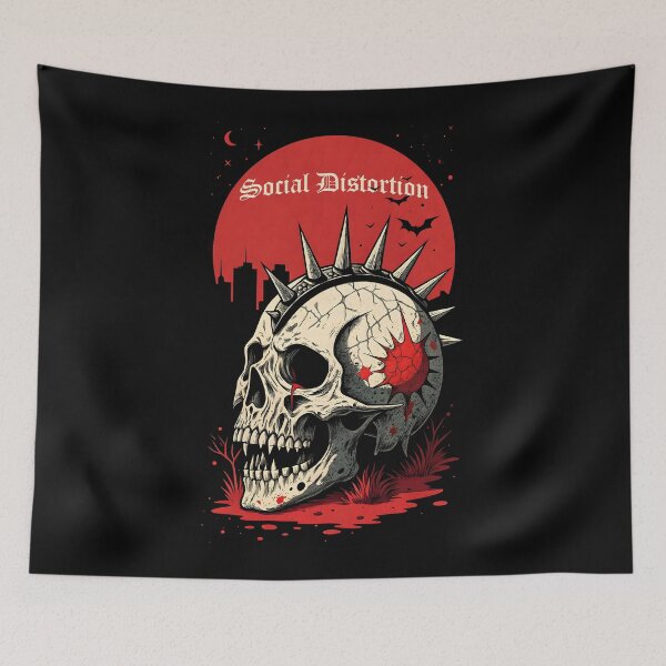 Item preview, Social Distortion Skull designed and sold by makafotii20.