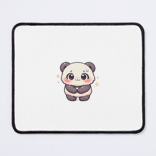 Item preview, Awkward Panda Sticker Kawaii Funny Animal Meme for Introverts & Socially Awkward Friends designed and sold by CutePrintCorner.