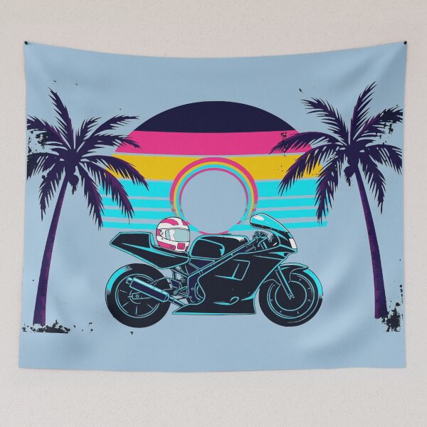 Artikelvorschau, Synthwave Night Rider entworfen und verkauft von KungPowUnicorn.