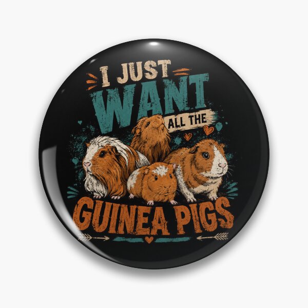 Item preview, I Just Want All The Guinea Pigs Guinea Pig Lover Pet Owner Cavy Fan designed and sold by RetroMini2026.