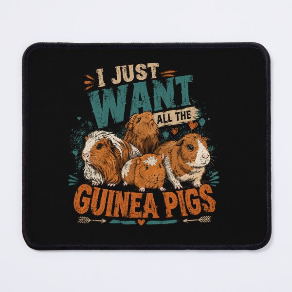 Item preview, I Just Want All The Guinea Pigs Guinea Pig Lover Pet Owner Cavy Fan designed and sold by RetroMini2026.