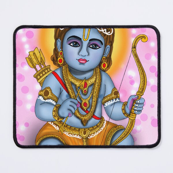 Item preview, Lord Ram Artwork | Divine Rama Hindu God Digital Art & Devotional Illustration designed and sold by Harshit_Digital_Arts.