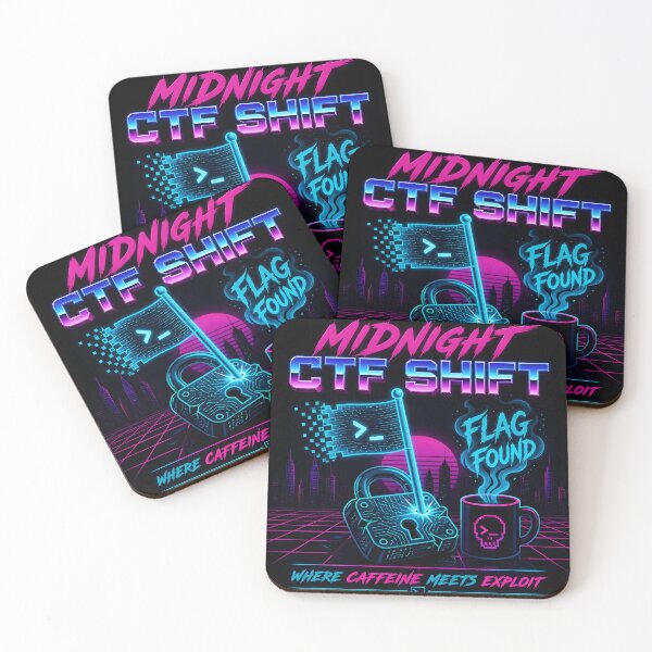Item preview, Midnight CTF Flag Found Cyber Security Hacker designed and sold by ThirdShiftLab.