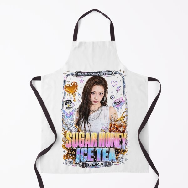 Item preview, Cute Ruka BABYMONSTER Sugar Honey Ice Tea Pink Butterfly Fan Art designed and sold by Valereekmerch.