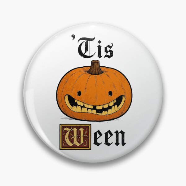 Item preview, Tis Ween Shirt, Vintage Jack O Lantern Halloween Tee, Gothic Pumpkin Halloween designed and sold by gidel-sales.