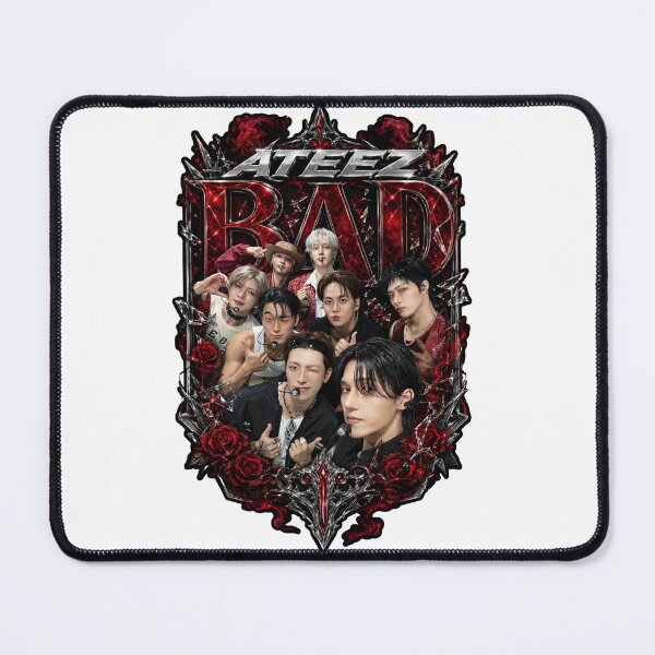 Item preview, Fanmade ATEEZ BAD Track Classic Lighting Vintage Wall Poster designed and sold by Valeree Store.