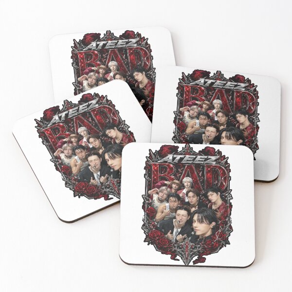 Item preview, Fanmade ATEEZ BAD Track Classic Lighting Vintage Wall Poster designed and sold by Valeree Store.