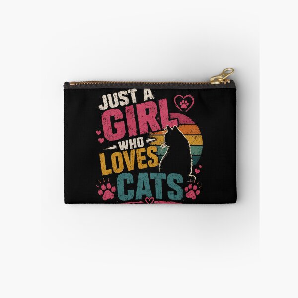 Item preview, Just A Girl Who Loves Cats Feline Pet Lover Women Owner designed and sold by RetroMini2026.
