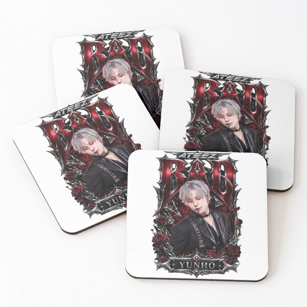 Item preview, Warm Classic Lighting Yunho ATEEZ BAD Era Retro Room Decor Poster designed and sold by Valeree Store.