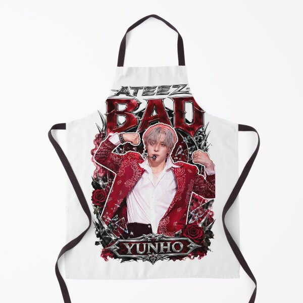 Item preview, Classic Metal Link Yunho ATEEZ BAD Track Sepia Film Sticker designed and sold by Valeree Store.