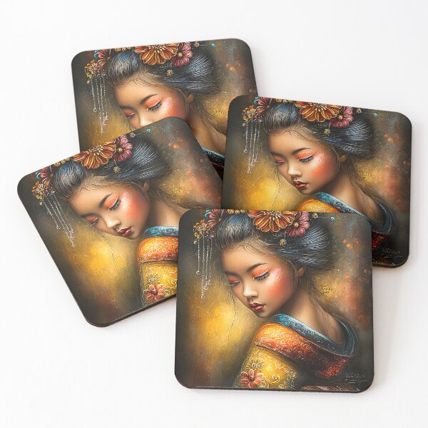 Item preview, Elegance and Beauty of a Traditional Geisha Art designed and sold by Artessie.