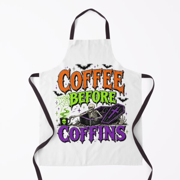 Item preview, COFFEE BEFORE COFFINS designed and sold by OskarTrendz.