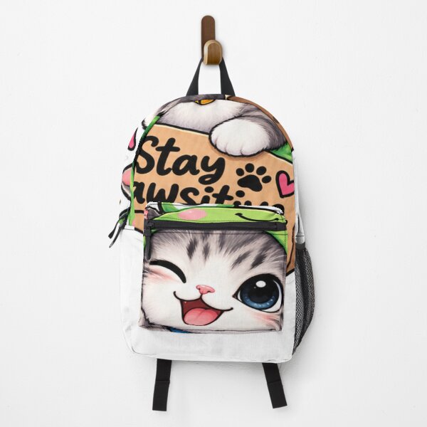 Item preview, Stay Pawsitive Cute Cat Frog Hoodie Sticker designed and sold by Genzfirevibes.