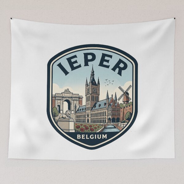 Item preview, Vintage Ieper Belgium Cloth Hall Menin Gate designed and sold by k3rstman1.