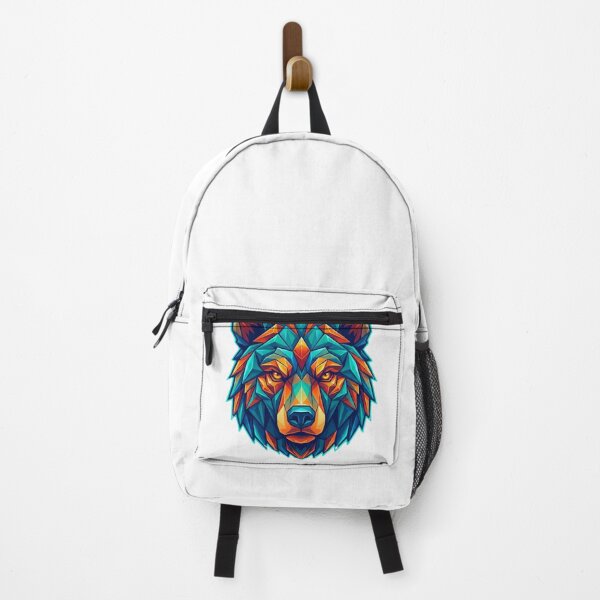 Item preview, Geometric Bear Head - Mountain Hiking Wilderness Adventure designed and sold by GabeMountainArt.