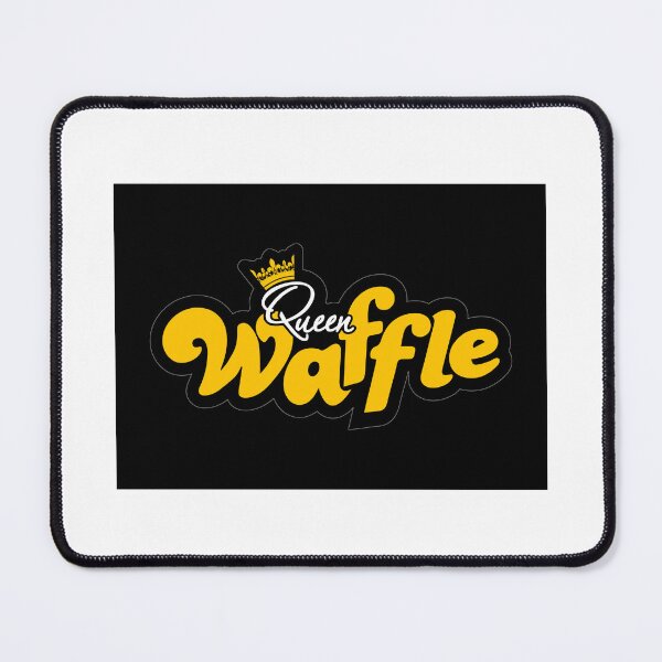 Item preview, Queen Waffle Crown Yellow Typography Logo designed and sold by zargoca.