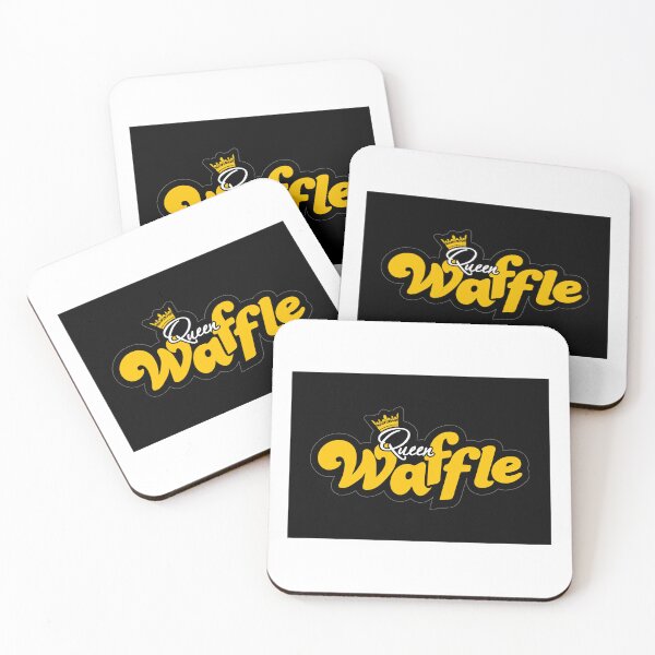 Item preview, Queen Waffle Crown Yellow Typography Logo designed and sold by zargoca.
