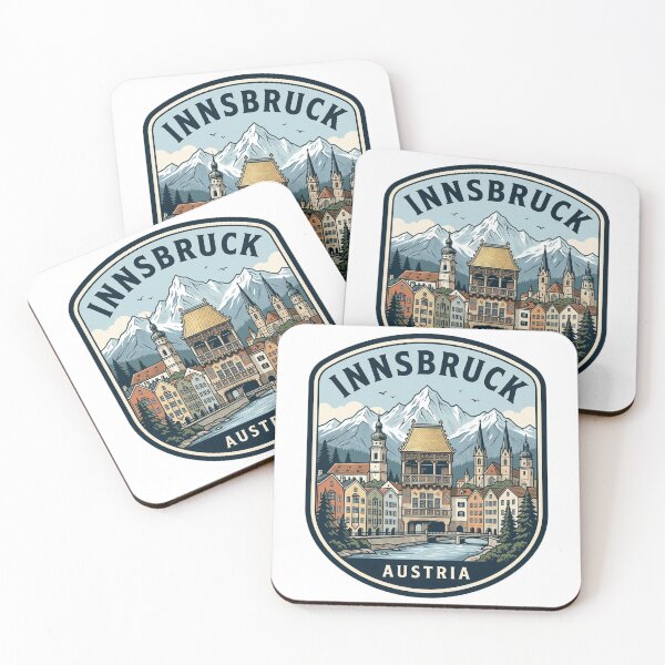 Item preview, Vintage Innsbruck Austria Mountain Travel Badge designed and sold by k3rstman1.
