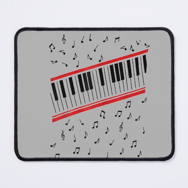 Item preview, Retro Piano Keyboard Music Notes 80s Vibe designed and sold by GreggRoss.
