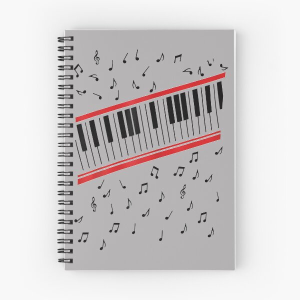 Item preview, Retro Piano Keyboard Music Notes 80s Vibe designed and sold by GreggRoss.