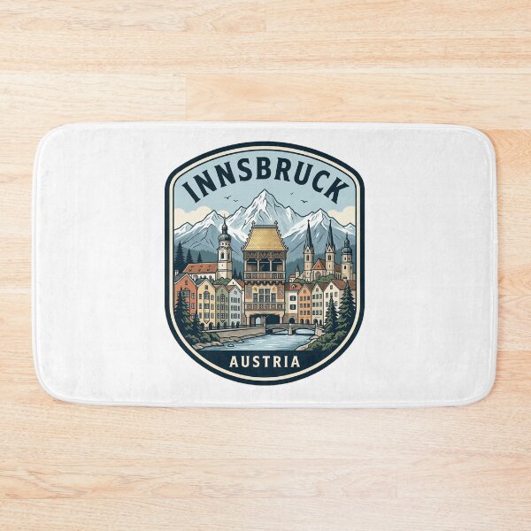 Item preview, Vintage Innsbruck Austria Mountain Travel Badge designed and sold by k3rstman1.