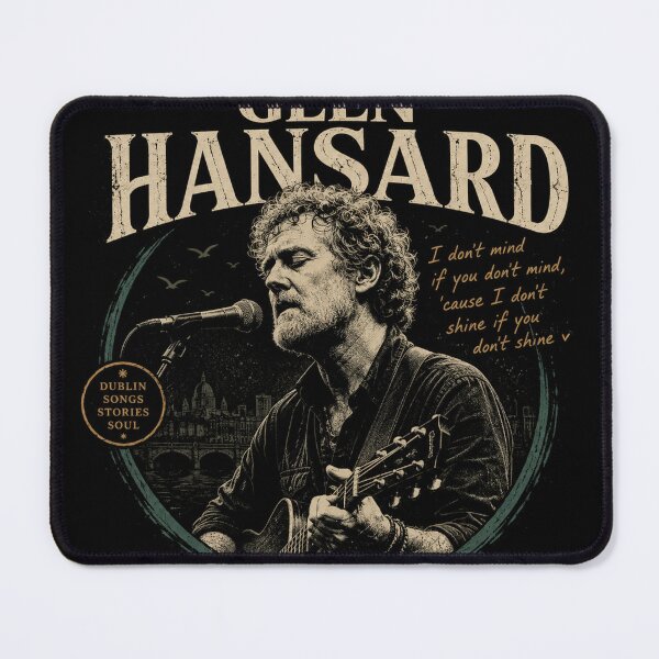 Item preview, Glen Hansard Vintage Irish Folk Rock Music T-Shirt Design designed and sold by GSJGROUP.