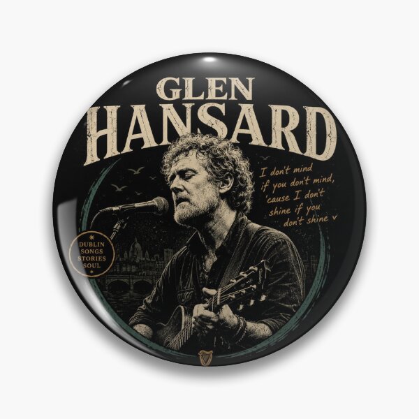 Item preview, Glen Hansard Vintage Irish Folk Rock Music T-Shirt Design designed and sold by GSJGROUP.