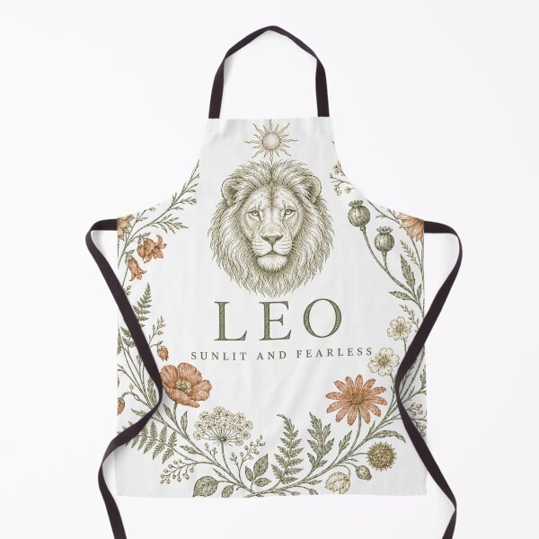 Item preview, Leo Zodiac Sign Cottagecore Botanical Flower Wreath designed and sold by BoosterShop.